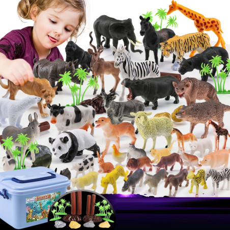 WOOPIE figūrėlių rinkinys Animals XXL 58 vnt. WOOPIE figūrėlių rinkinys Animals XXL 58 vnt.