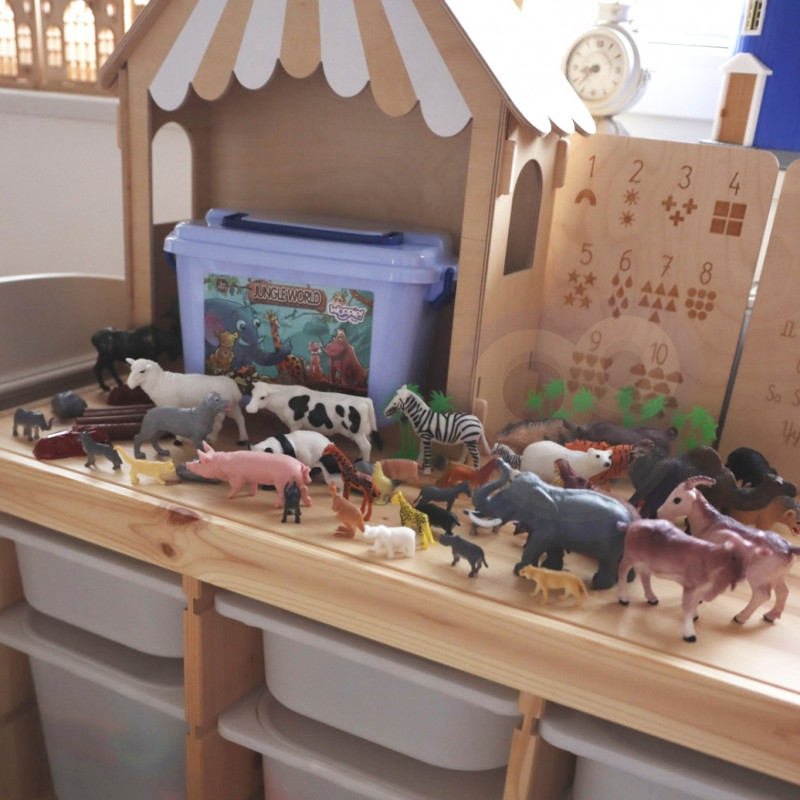 WOOPIE figūrėlių rinkinys Animals XXL 58 vnt.