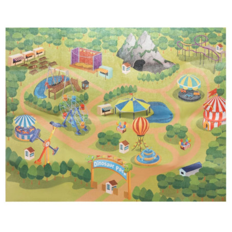 Набор фигурок динозавров WOOPIE (16 шт.) + коврик + сундук