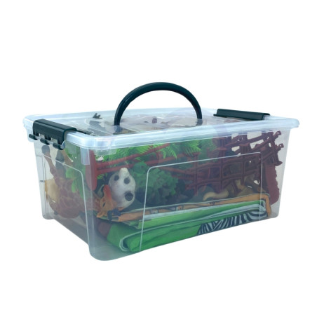 WOOPIE Safari figūrėlių rinkinys + kilimėlis 24 vnt. WOOPIE Safari figūrėlių rinkinys + kilimėlis 24 vnt.