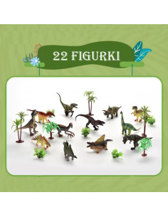 WOOPIE Набор «Парк динозавров» Фигурки + коврик и аксессуары 23 шт. 2