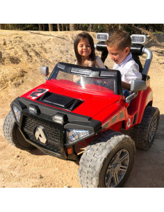 INJUSA 24 V akumuliatorinis monstras-džipas su LED priekiniais žibintais 2