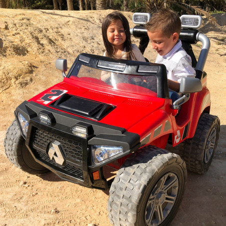 INJUSA 24 V akumuliatorinis monstras-džipas su LED priekiniais žibintais INJUSA 24 V akumuliatorinis monstras-džipas su LED priekiniais žibintais