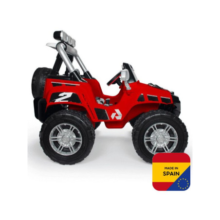 INJUSA 24 V akumuliatorinis monstras-džipas su LED priekiniais žibintais INJUSA 24 V akumuliatorinis monstras-džipas su LED priekiniais žibintais