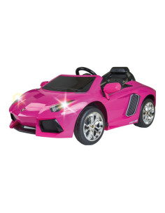 VASARIS Lamborghini Aventador rožinis elektromobilis 6V 3+