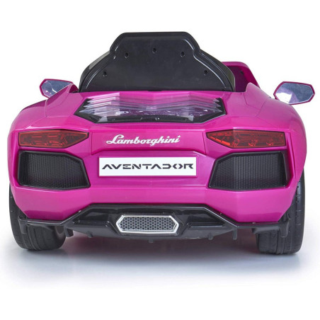 VASARIS Lamborghini Aventador rožinis elektromobilis 6V 3+ VASARIS Lamborghini Aventador rožinis elektromobilis 6V 3+