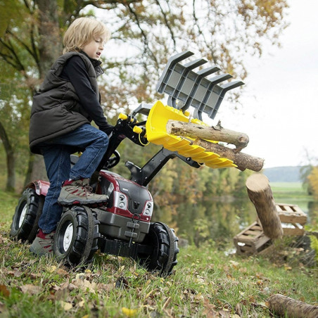 Rolly Toys traktoriaus kaušas - griebtuvas Rolly Toys traktoriaus kaušas - griebtuvas