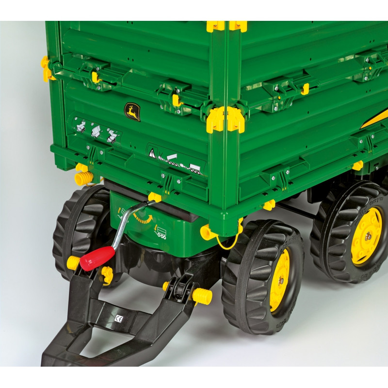 Rolly Toys rollyMulti Trailer - Rolly Multi John Deere 3-осный самосвальный прицеп