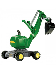 Rolly Toys RollyDigger John Deere savaeigis ekskavatorius "Ride-on", žalias