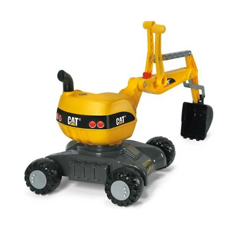 Rolly Toys RollyDigger CAT - Ekskavatoriaus pasukamas Ride-On geltonas