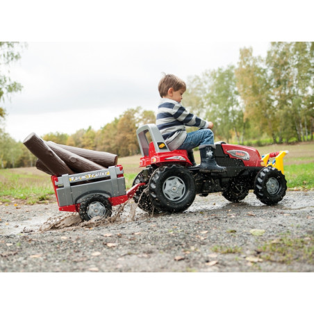 Rolly Toys RollyJunior RT - Pedalinis traktorius su priekaba Junior 3-8 metų iki 50kg Rolly Toys RollyJunior RT - Pedalinis traktorius su priekaba Junior 3-8 metų iki 50kg