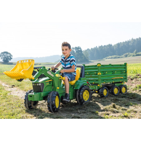 Rolly Toys rollyFarmtrac John Deere 7930 pedalinis traktorius su kaušu Rolly Toys rollyFarmtrac John Deere 7930 pedalinis traktorius su kaušu