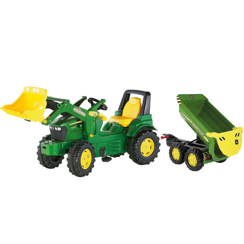 Rolly Toys rollyFarmtrac John Deere 7930 pedalinis traktorius su kaušu