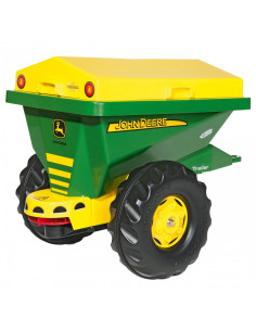Прицеп/сеялка-разбрасыватель песка Rolly Toys 2 в 1 John Deere