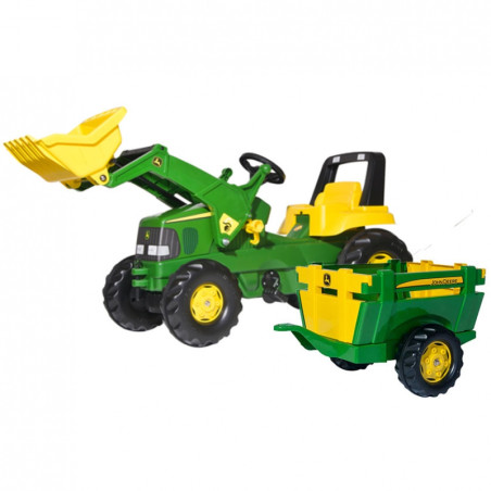 Rolly Toys rollyJohn Deere Junior pedalinis traktorius Rolly Toys rollyJohn Deere Junior pedalinis traktorius
