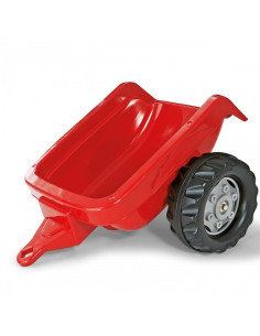 Rolly Toys rollyKid Case 1170 CVX pedalinis traktorius su priekabos dėklu raudonas 2