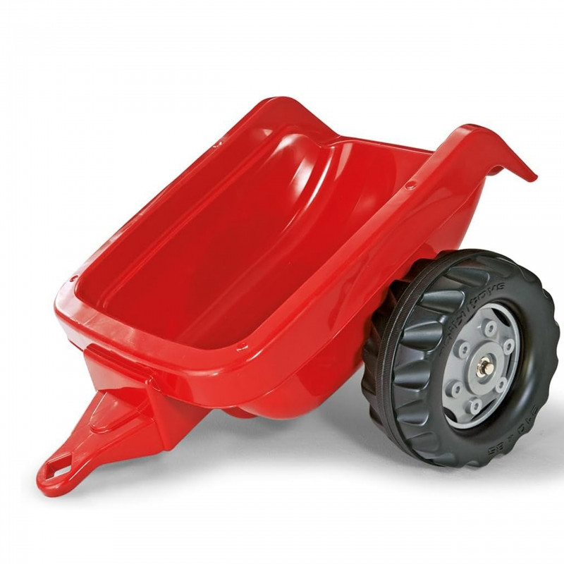 Rolly Toys rollyKid Case 1170 CVX pedalinis traktorius su priekabos dėklu raudonas