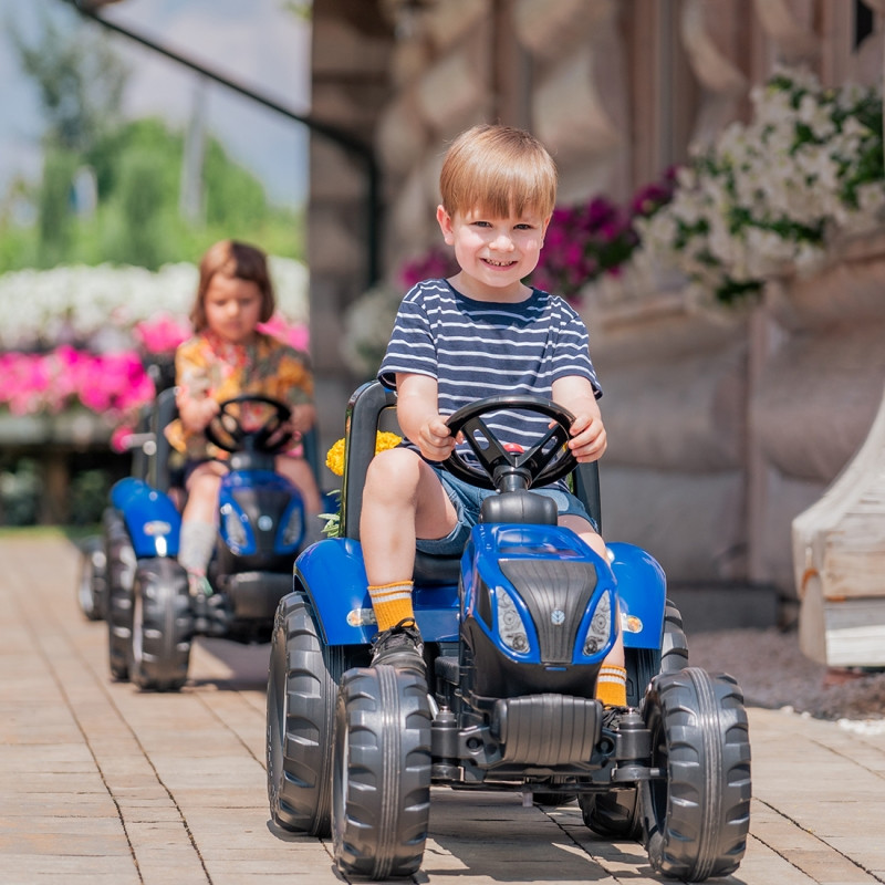 FALK New Holland didelis pedalinis traktorius su priekaba nuo 3 metų