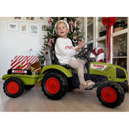 FALK Claas didelis traktorius su priekaba nuo 3 metų FALK Claas didelis traktorius su priekaba nuo 3 metų