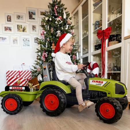 FALK Claas didelis traktorius su priekaba nuo 3 metų FALK Claas didelis traktorius su priekaba nuo 3 metų