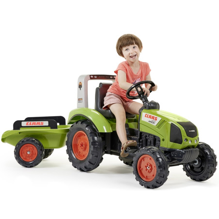 FALK Claas didelis traktorius su priekaba nuo 3 metų FALK Claas didelis traktorius su priekaba nuo 3 metų