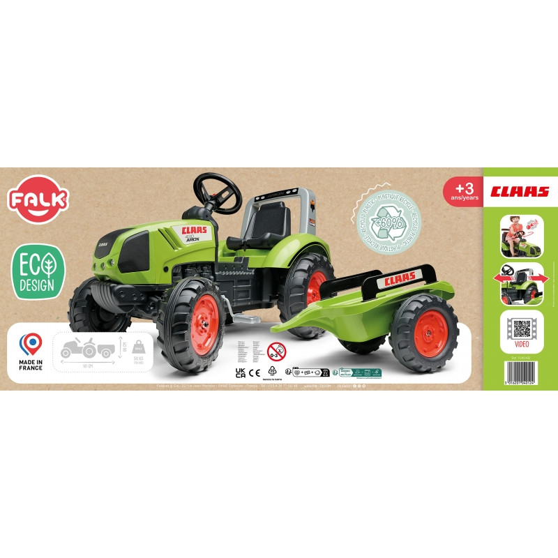 FALK Claas didelis traktorius su priekaba nuo 3 metų