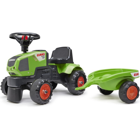FALK Baby Claas Axos 310 Traktorius Žalias su priekaba nuo 1 metų FALK Baby Claas Axos 310 Traktorius Žalias su priekaba nuo 1 metų