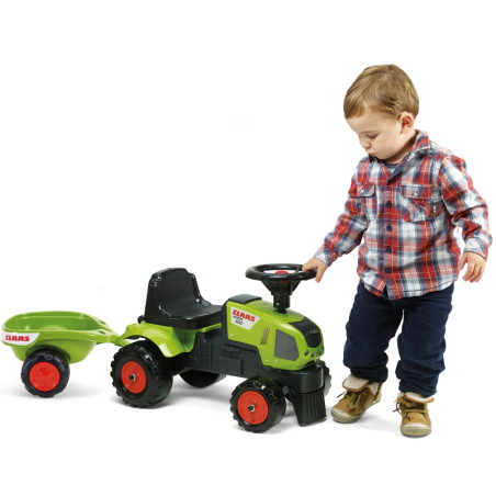 FALK Baby Claas Axos 310 Traktorius Žalias su priekaba nuo 1 metų FALK Baby Claas Axos 310 Traktorius Žalias su priekaba nuo 1 metų