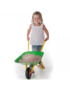 Rolly Toys Metalowa Taczka Ogrodowa Budowlana Zielona 2