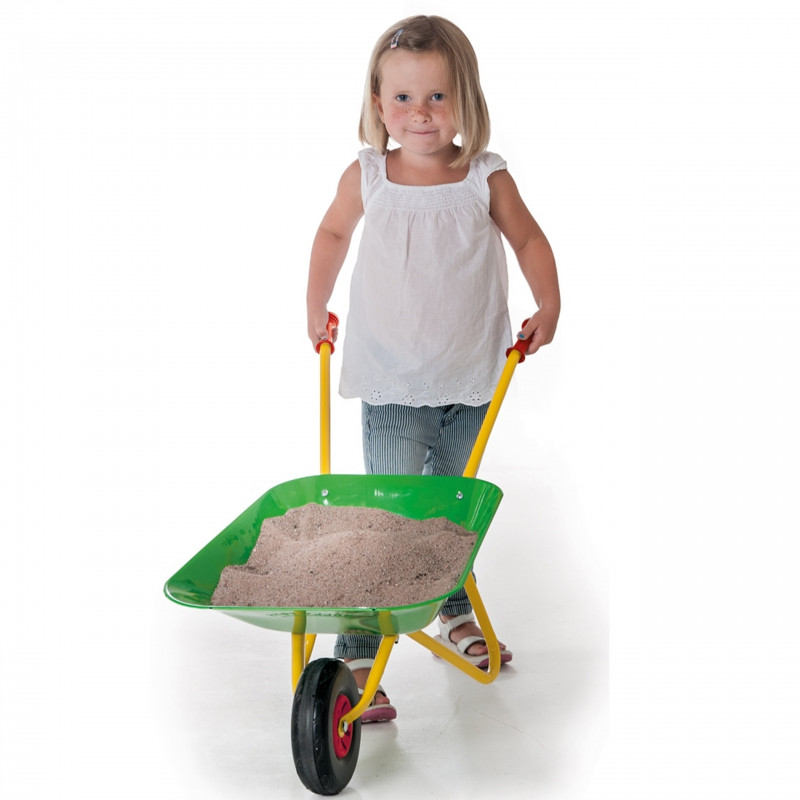 Rolly Toys Metalinis sodo vežimėlis Statyba Žalia