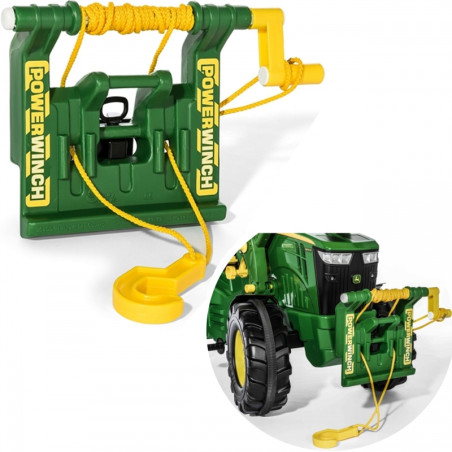 Rolly Toys rollyPowerwinch gervė John Deere gervė traktoriams Rolly Toys rollyPowerwinch gervė John Deere gervė traktoriams