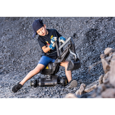 Rolly Toys Volvo rollyDigger savaeigis ekskavatorius - rotacinis važiuojamasis juodas Rolly Toys Volvo rollyDigger savaeigis ekskavatorius - rotacinis važiuojamasis juodas