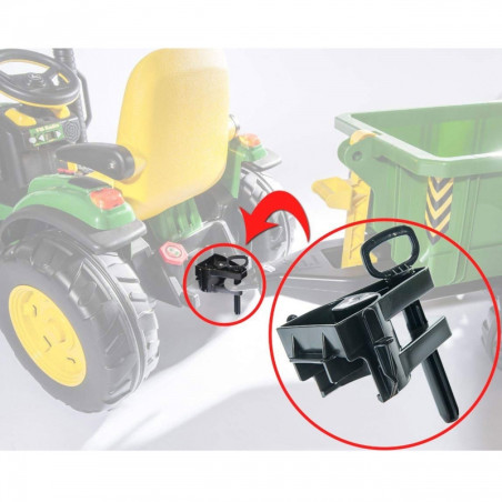 "Rolly Toys" akumuliatoriaus traktoriaus adapteris iš "Peg Perego" "Rolly Toys" akumuliatoriaus traktoriaus adapteris iš "Peg Perego"