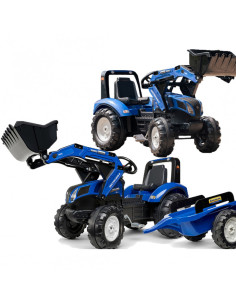 FALK New Holland Blue pedalinis traktorius su priekaba nuo 3 metų