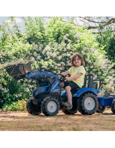 FALK New Holland Blue pedalinis traktorius su priekaba nuo 3 metų 2