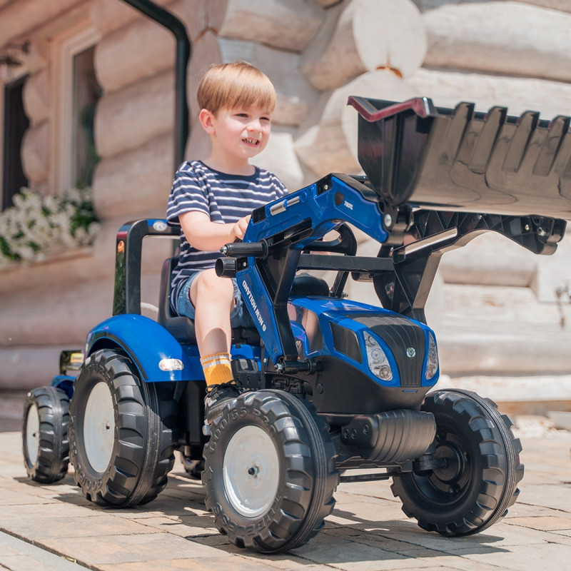 FALK New Holland Blue pedalinis traktorius su priekaba nuo 3 metų