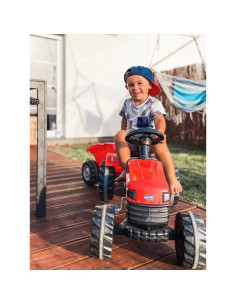 WOOPIE pedalinis traktorius Farmer GoTrac MAXI su priekaba tylūs ratai 2
