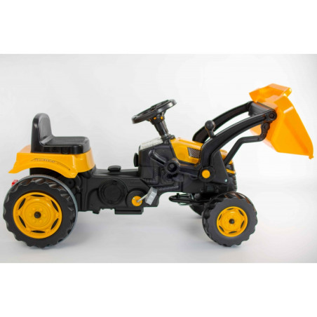 WOOPIE traktorius su pedalais Farmer MaxTrac Classic buldozeris WOOPIE traktorius su pedalais Farmer MaxTrac Classic buldozeris