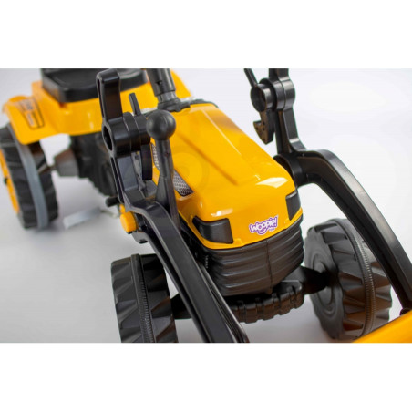 WOOPIE traktorius su pedalais Farmer MaxTrac Classic buldozeris WOOPIE traktorius su pedalais Farmer MaxTrac Classic buldozeris