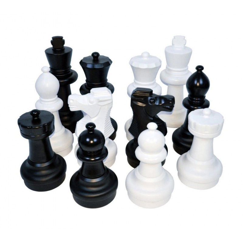 ROLLY TOYS sodo šachmatų rinkinys XXL Giant rinkinys su lenta 64cm