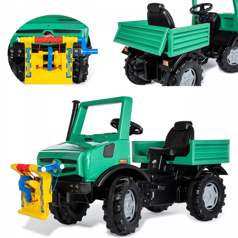 Rolly Toys RollyUnimog Forst Mercedes-Benz gervė - sunkvežimio pedalinis automobilis