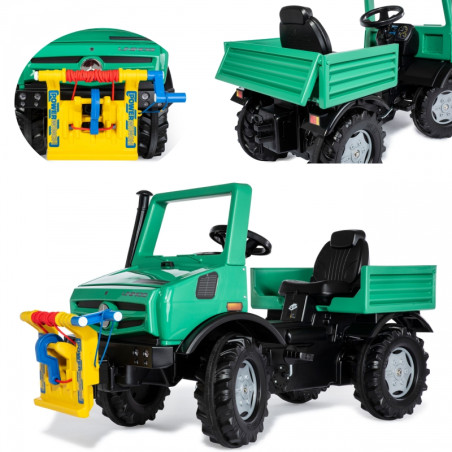 Rolly Toys RollyUnimog Forst Mercedes-Benz gervė - sunkvežimio pedalinis automobilis Rolly Toys RollyUnimog Forst Mercedes-Benz gervė - sunkvežimio pedalinis automobilis