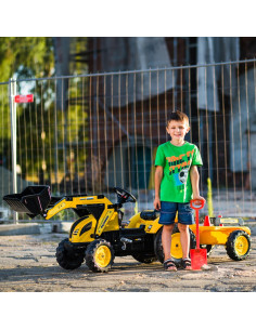 FALK KOMATSU pedalinis traktoriaus ekskavatoriaus kaušinė priekaba nuo 2 metų 2