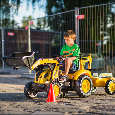 FALK KOMATSU pedalinis traktoriaus ekskavatoriaus kaušinė priekaba nuo 2 metų FALK KOMATSU pedalinis traktoriaus ekskavatoriaus kaušinė priekaba nuo 2 metų