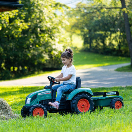FALK Traktor Lander Zielony na Pedały z Przyczepką od 3 Lat FALK Traktor Lander Zielony na Pedały z Przyczepką od 3 Lat
