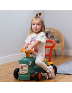 FALK Maurice Traktorek Jeździk Zielony Pchacz Odpychacz Schowek od 1 roku 2