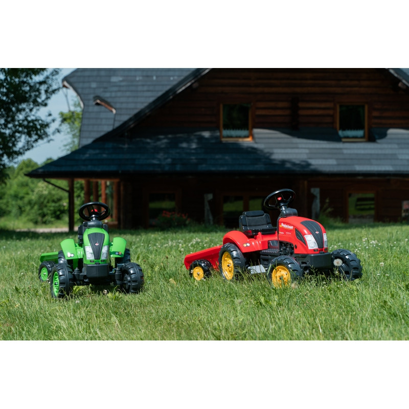 FALK Country Farmer pedalinis traktorius su priekaba Green 2-5 metai