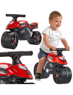 FALK Ride-on Racing raudoni platūs ratai 1+