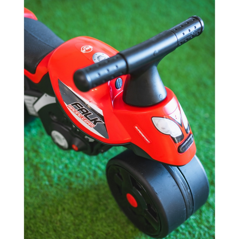FALK Ride-on Racing raudoni platūs ratai 1+