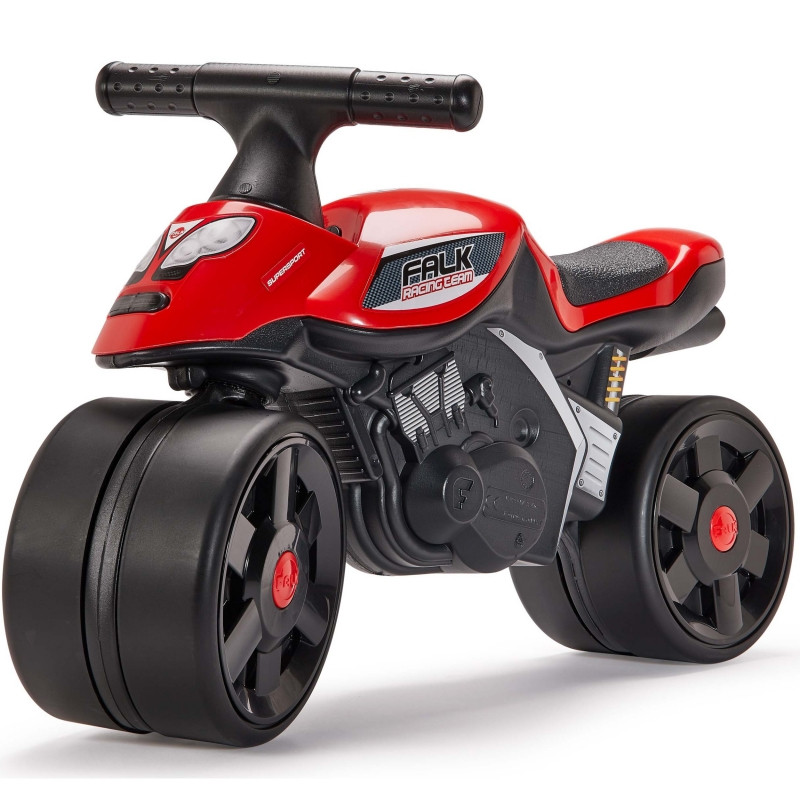 FALK Ride-on Racing raudoni platūs ratai 1+